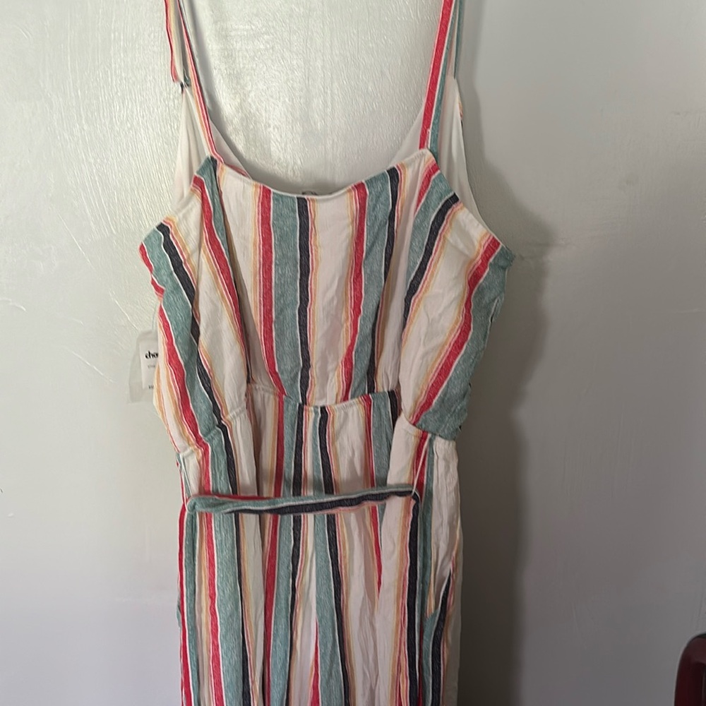 Charlotte Russe pants jumpsuit. Very colorful and beachy.NWT
